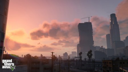 Авто дерби в GTA Online на крыше небоскреба